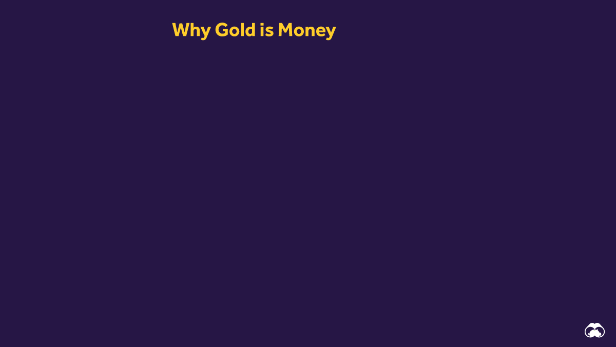 Gold Is Money